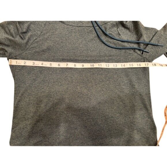 Athleta Uptempo hoodie Size XS teal heathered - Picture 6 of 8